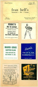 Matchbox Advertisements from the Kurt Mann Scrapbook