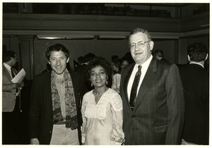 Israel Horowitz, Ruby Dee, and Fred Wilkins at a tribute to Eugene O'Neill at the Eugene O'Neill Conference