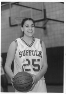 Suffolk University women's basketball player Kate Librandi, 1999-2000