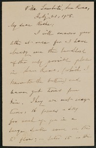 Letter, July 21, 1905, William Dean Howells to James Jeffrey Roche