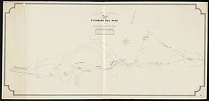 Plan of surveys from the Fitchburg Rail Road to Feltonville.