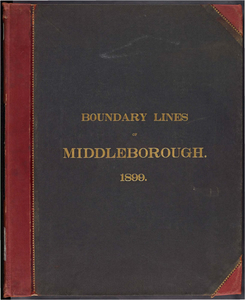 Atlas of the boundaries of the town of Middleborough, Plymouth County