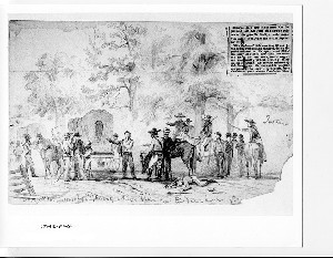 Moseby sic Capturing a Wagon Train near Rippon West Virginia, Sunday 4th 1864