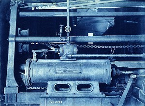 Detail of steam Coke-drawing Machine