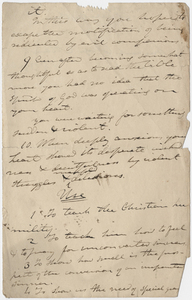 Edward Hitchcock sermon notes, 1835 March