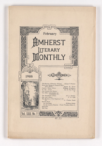 The Amherst literary monthly, 1908 February