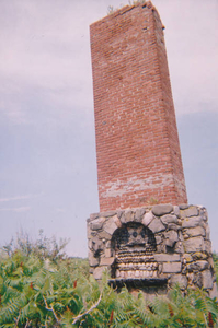 Chimney of an old summer house