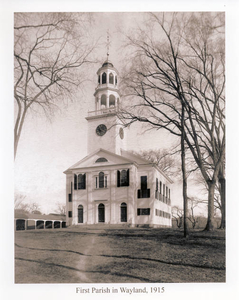 First Parish in Wayland, 1915