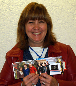 Mary Blake at the Stoneham Mass. Memories Road Show