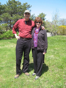 Mary Ann Larkin and Patric Pepper, who live at 12 Pond Road, Truro, in the summer 2009
