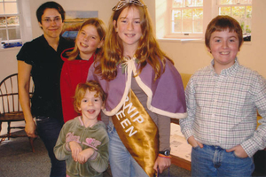 Turnip Queen and team of Library Club members