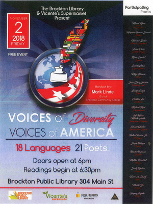 Flyer for the first Voices of Diversity, Voices of America