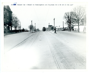 Island inbound at Bennington Street and Neptune Road