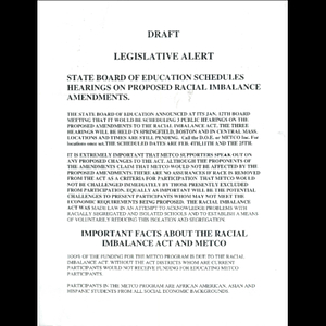 Legislative alert