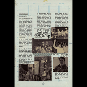 Layout page for "El Correo" editorial.