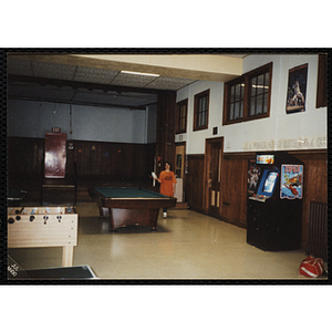 A View of a game room in the clubhouse