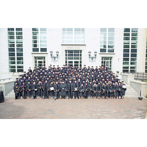 Law School Class of 2006 poses on the steps of Dodge Hall