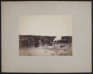 River and steamer, Haverhill, Mass., undated