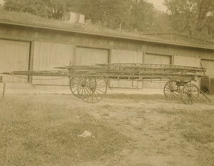 Ladder truck used by the Collins Company, Collinsville, Conn., 1854