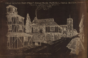 View Across Main Street, Shakespeare Memorial Village, Boston, Mass., 1916