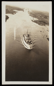 Ship on Cape Cod Canal