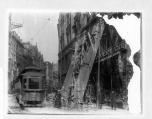 Supporting Arcade Building, buildings east side Washington St, 566 Wash. St., Boston, Mass., undated