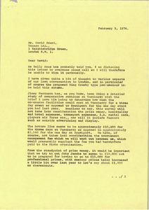 Letter from Mark H. McCormack to David Sword