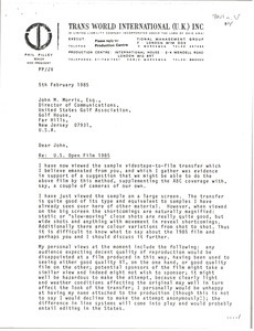 Letter from Phil Pilley to John M. Morris