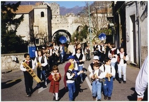 Celebration of La Befana (the twelfth day of Christmas) in Ravello
