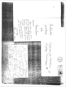 Letter from Bernadene Storm to the 'Carpenters for Christmas'