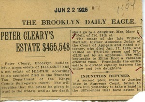 Newspaper clippings: Brooklyn Daily Eagle
