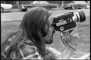 Peter Harris using Fujica Single-8 camera