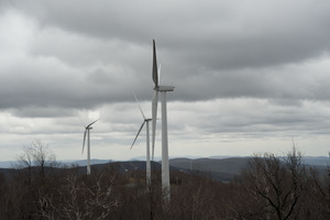 Array of wind turbines, Berkshire Wind Power Project