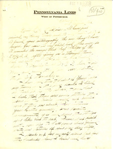 Letter from Spencer J. Carter to W. E. B. Du Bois