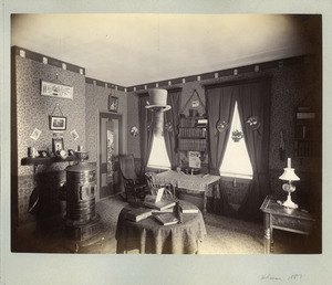 South College dormitory room, Massachusetts Agricultural College
