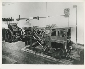 Operating printing press
