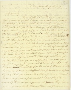 Letter from C. F. Rood to Erasmus Darwin Hudson