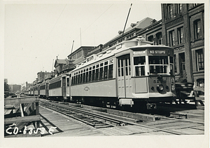 Streetcars on the Huntington Avenue line
