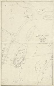 Plan of the British attack on Mud Island, Pennsylvania