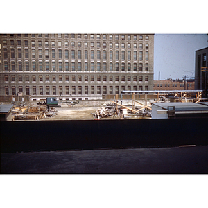 Construction of Dodge Library, 1951