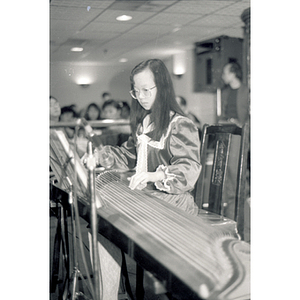 Musician at a Chinese Progressive Association party