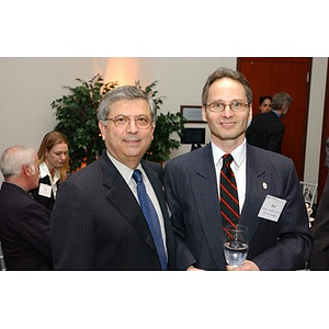 George Chryssis and an unidentified man at The National Council Dinner