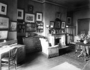 Interior view of the James M. Beebe House, bedroom, 30 Beacon St., Boston, Mass., undated