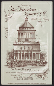 Trade cards for The Travelers Insurance Company of Hartford, Connecticut, 1890
