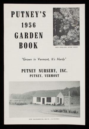 Putney's 1956 garden book, Putney Nursery Inc., Putney, Vermont