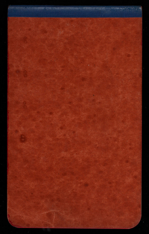 Thomas Lincoln Casey Notebook, February 1890-May 1891, 98, back cover.