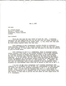 Letter from Mark H. McCormack to Richard Woulfe