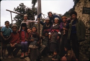 Sandi and Mark Sommer with Puiyan family, Tibetian New Year