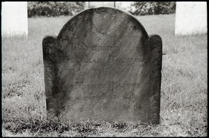Gravestone of Sarah Baldwin (1794), Old Derby Uptown Burying Ground