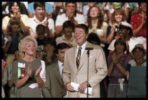 Ronald Reagan speaking at the National Association of Student Councils